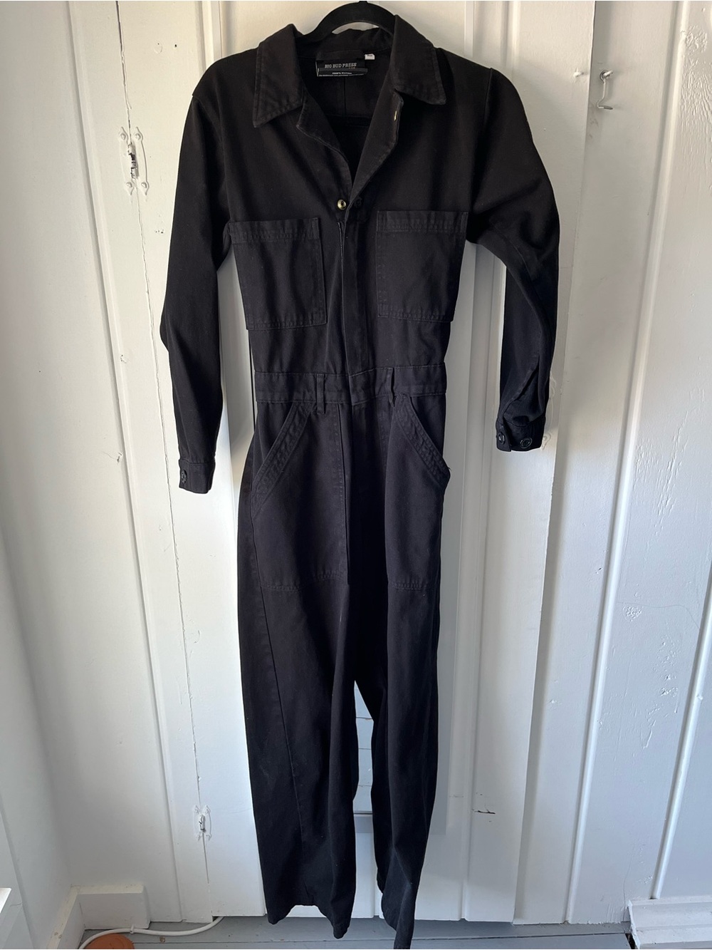 Big Bud Press black long sleeve jumpsuit - size XS